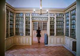 Extracto de cicuta, semen de ballena, pescado líquido: En la rebotica de la histórica Farmacia del Palacio Real de Madrid
