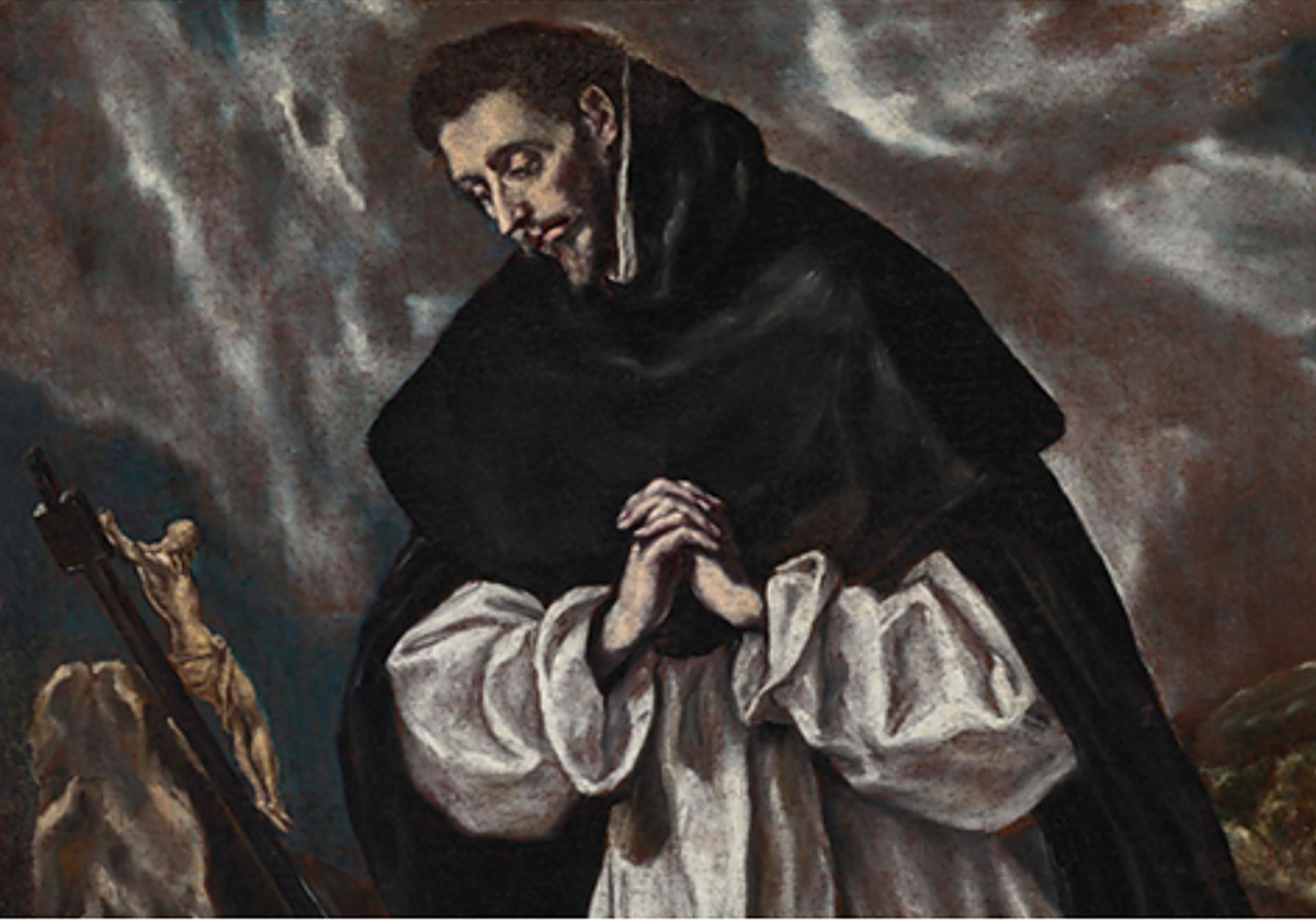 'Santo Domingo en oración', del taller del Greco