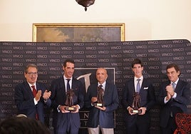Manuel Escribano, Pepe Moral y Esaú Fernández reciben el Premio Taurino 'Al detalle para el recuerdo'