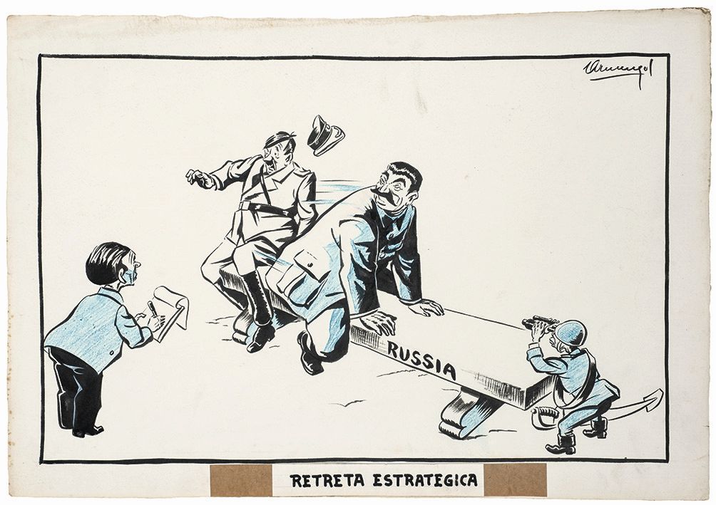 ‘Retirada estratègica’, c. 1943-1944. Stalin expulsa a Hitler del territorio soviético.