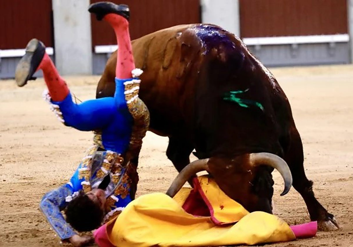 Instantes del percance de Víctor Hernández