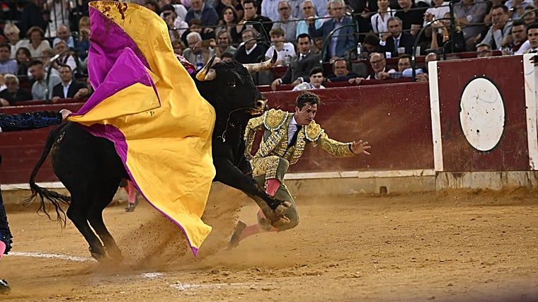 Instantes del volteretón de Luque