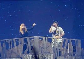 Leire reaparece por sorpresa en el Movistar Arena tras el regreso de La Oreja de Van Gogh: «Ojalá nunca habernos conocido»