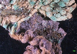 Hallan en Micenas el tapiz más antiguo de Europa