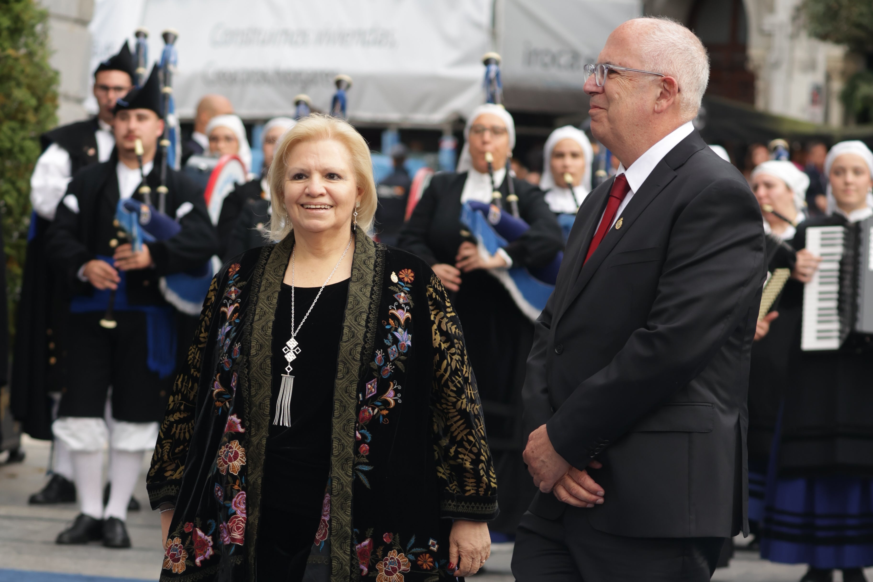 Antonio Saborit, director del Museo Nacional de Antropología de México, Premio Princesa de Asturias de la Concordia, a su llegada.