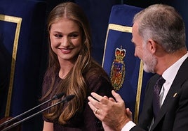 La Princesa llama «boomer» a su padre y causa una carcajada entre el público