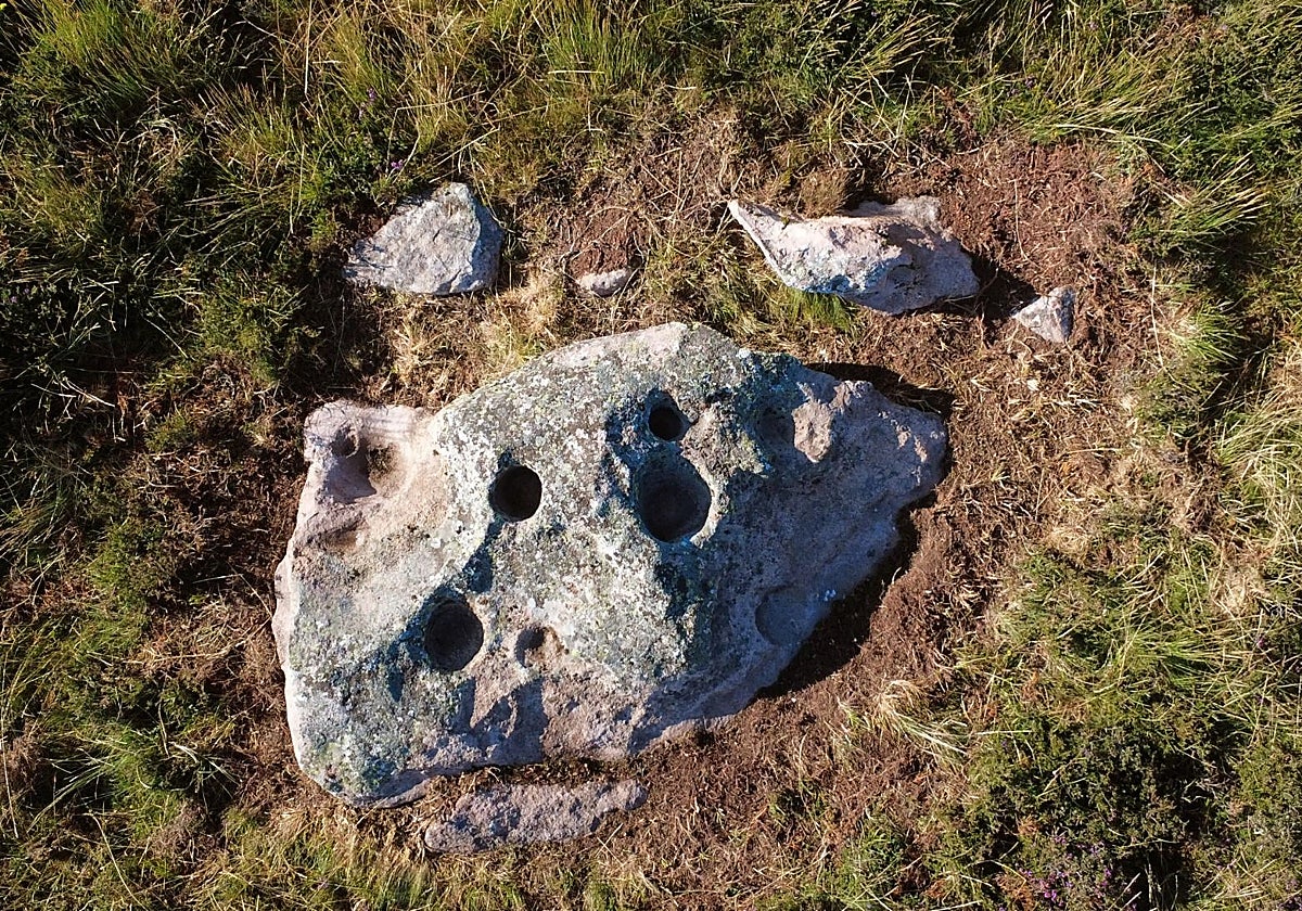 Estructuras halladas en La Braña 2