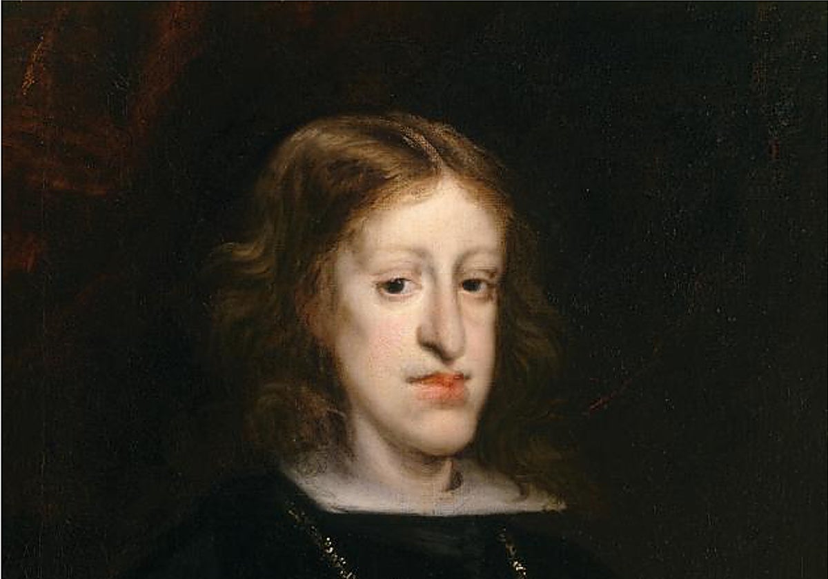 Carlos II, retratado por Juan Carrero de Miranda