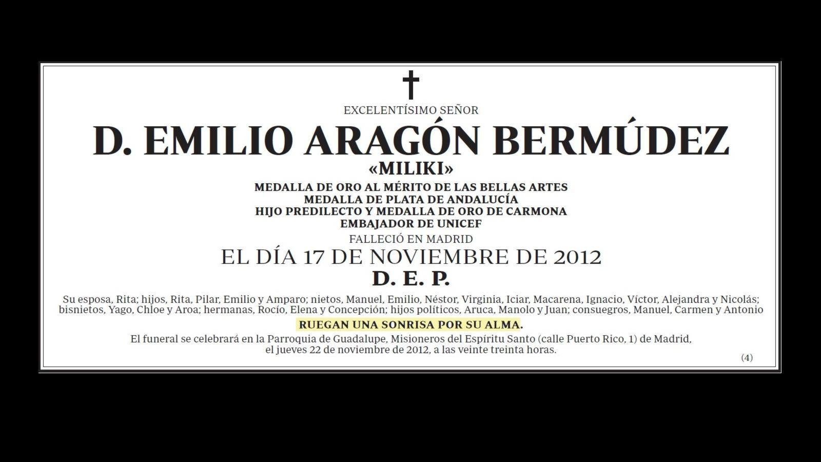 Un recorrido por las esquelas más singulares del último siglo