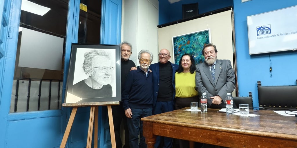 La Asociación Española de Pintores y Escultores homenajea a Diego Canca