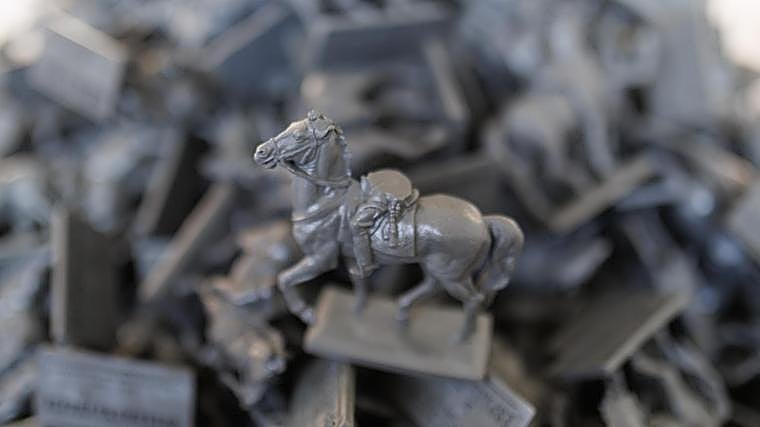 Una estatua de Franco (sin Franco) para «pensar en la libertad» de los españoles