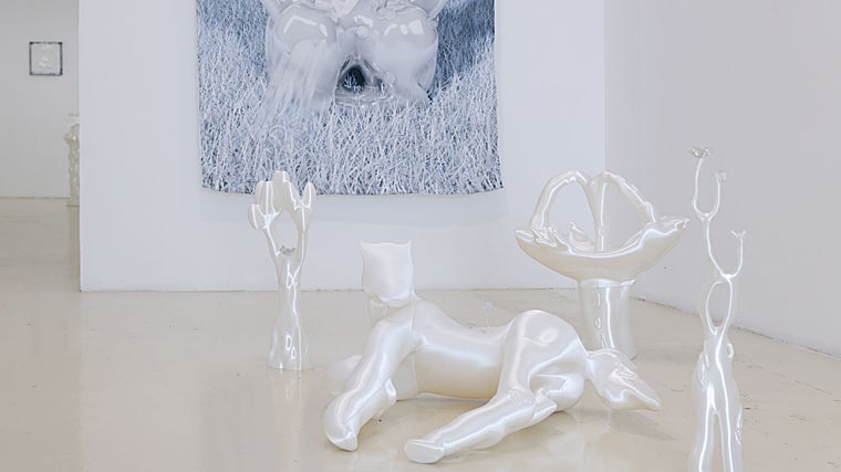 Detalle de las obras de la artista en DiGallery