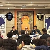 El ganadero de Saltillo, durante el coloquio