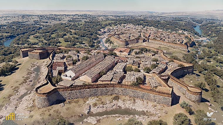 Virtual reconstruction of Velasvegas del Tamoja