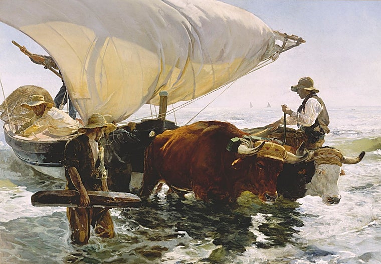 Joaquín Sorolla. 'La vuelta de la pesca'. Valencia, verano 1984