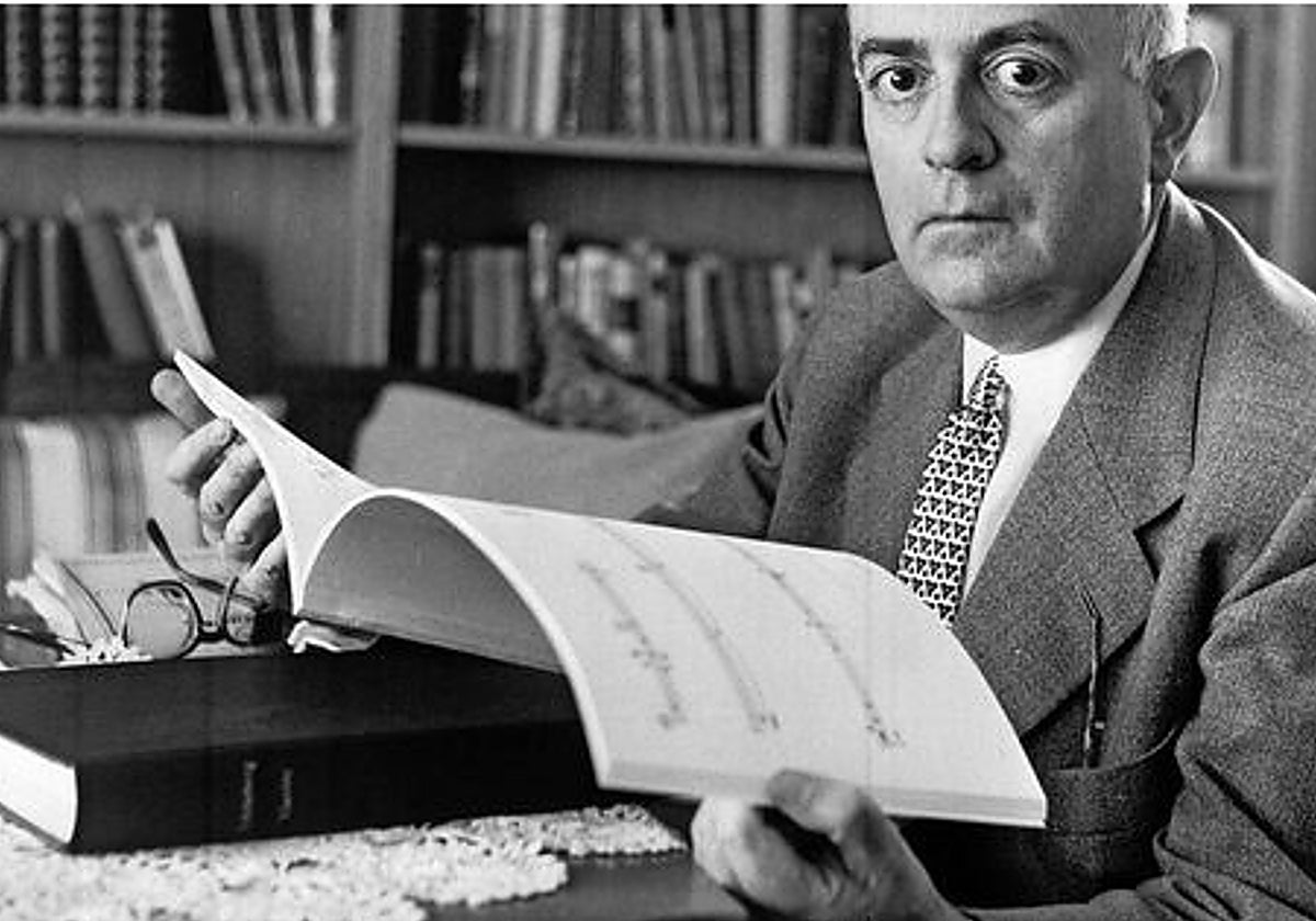 El filósofo alemán Theodor Adorno (1903-1969)