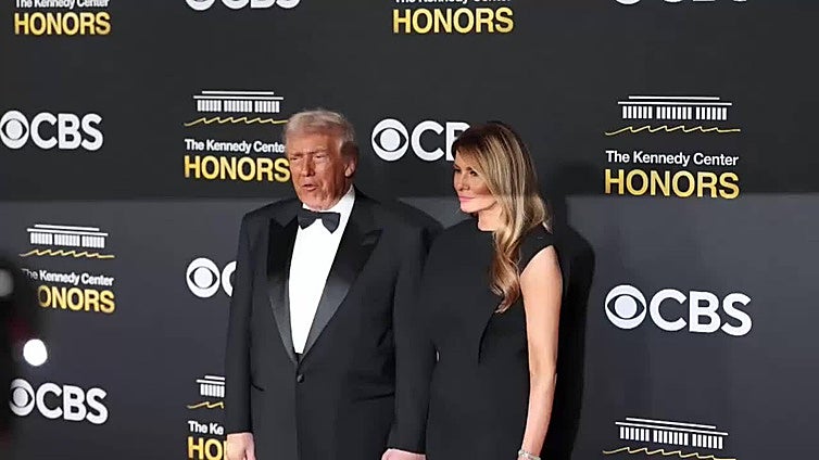 Donald y Melania Trump llegan a los Premios del Centro Kennedy