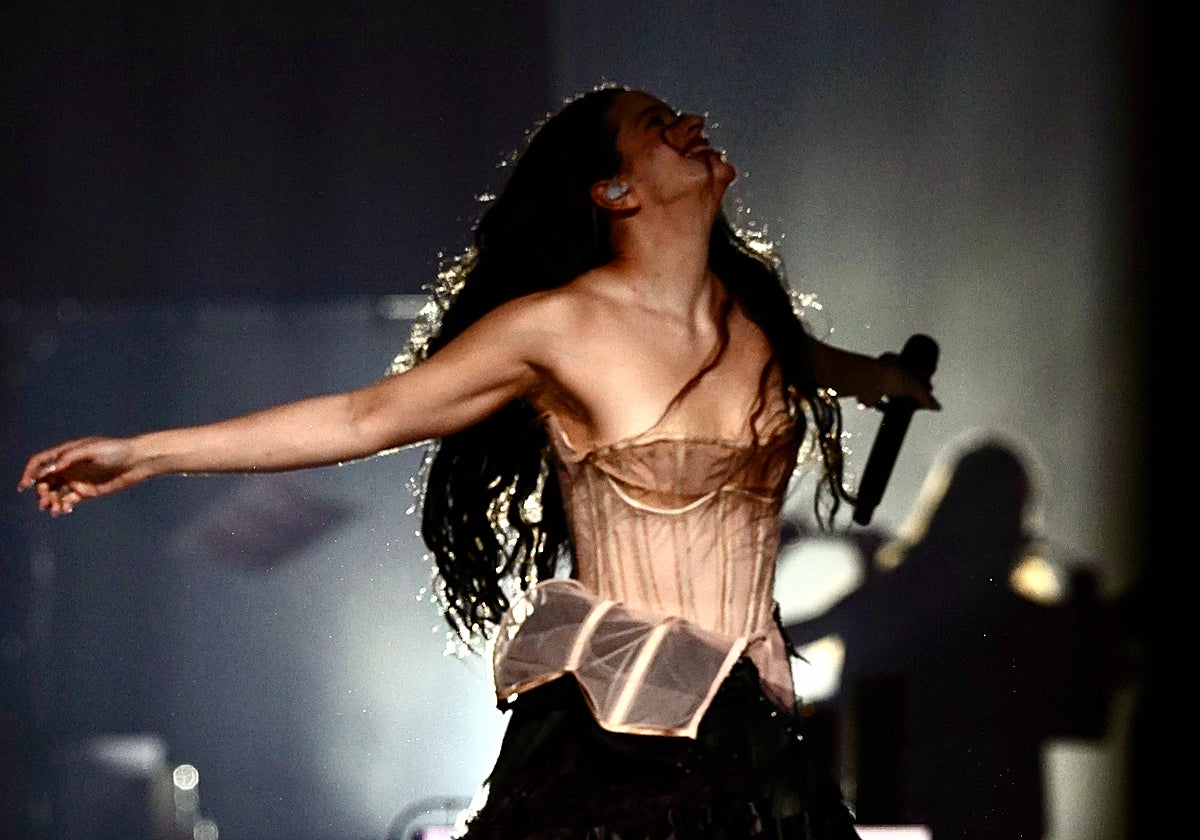 Rosalía en concierto