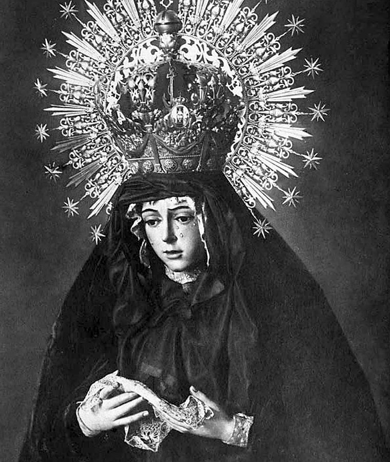 La Macarena mourns the death of Joselito el Gallo