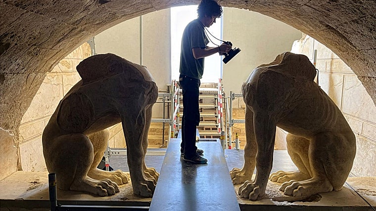 Escaneando los restos de Anfípolis