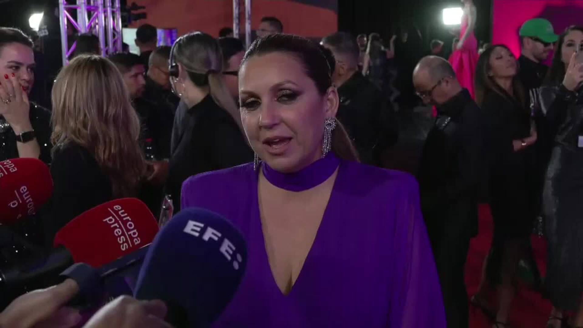 Niña Pastori, feliz con los Latin Grammy en Sevilla