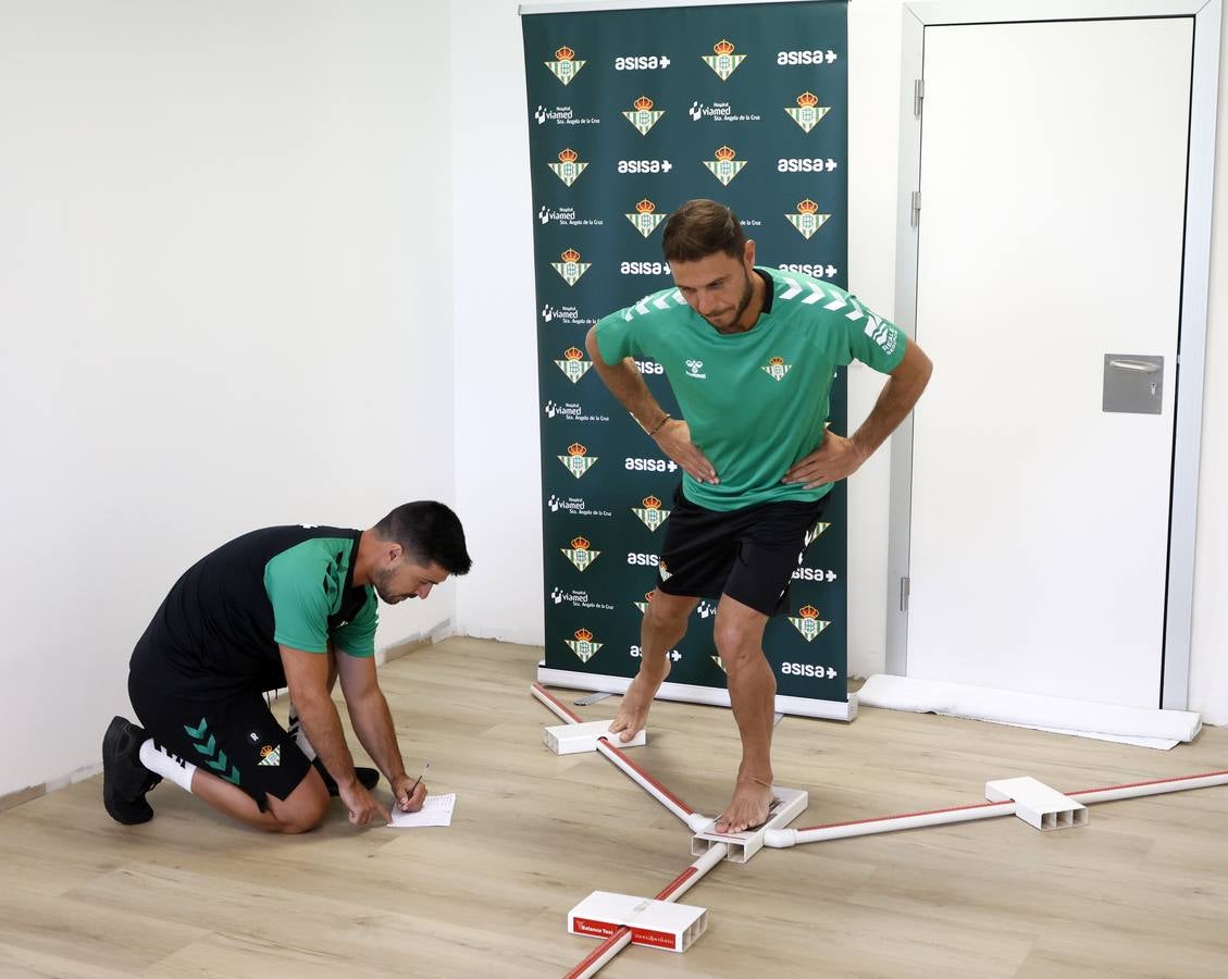 Reconocimiento médico a los jugadores del Betis