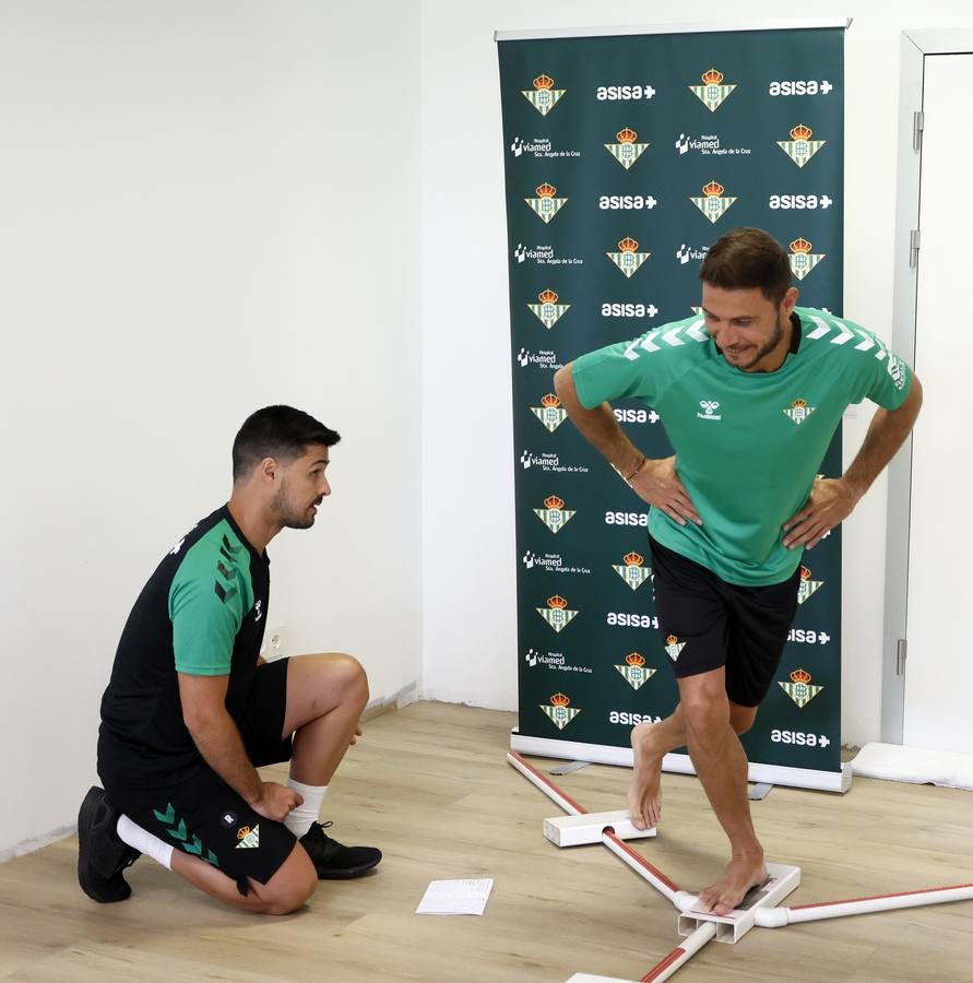 Reconocimiento médico a los jugadores del Betis