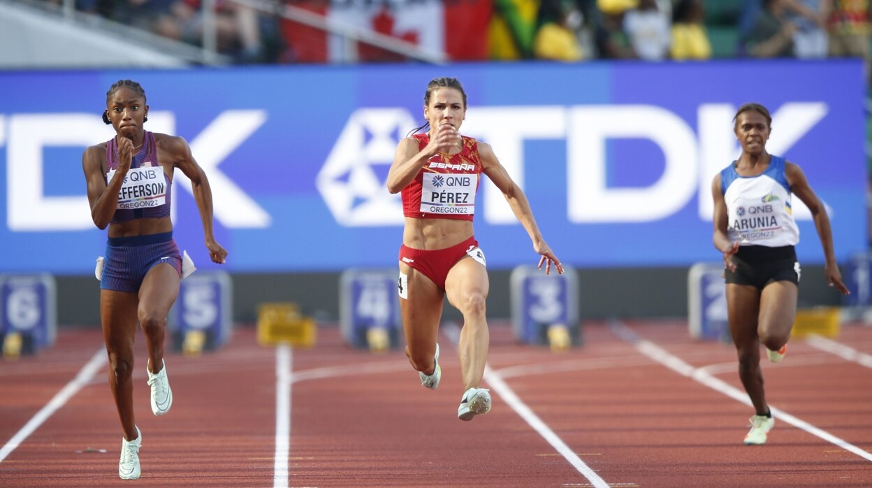 Maribel Pérez se queda en las eliminatorias de los 100 metros lisos en Oregón