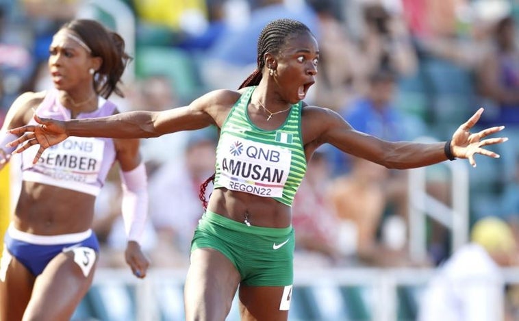 Bombazo de la nigeriana Tobi Amusan: récord del mundo en los 100 vallas