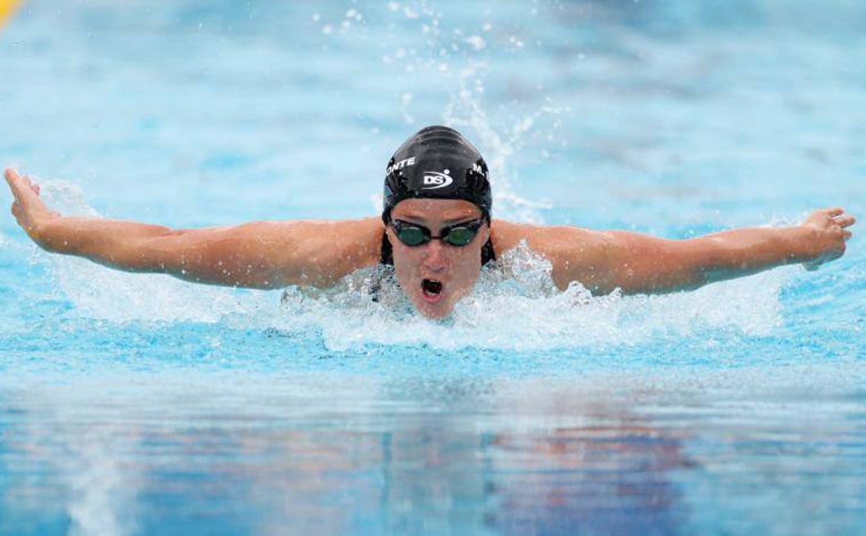 Mireia Belmonte, durante su serie