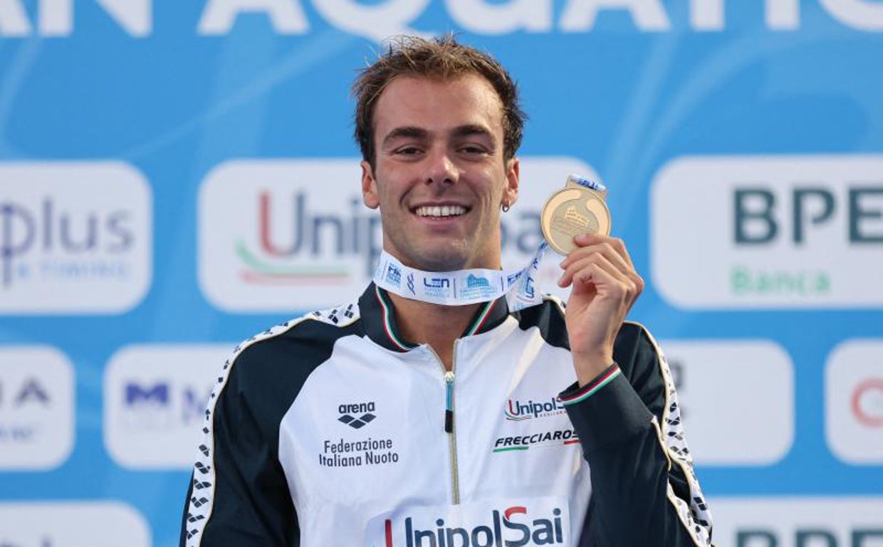 EL último oro europeo de Gregorio Paltrinieri