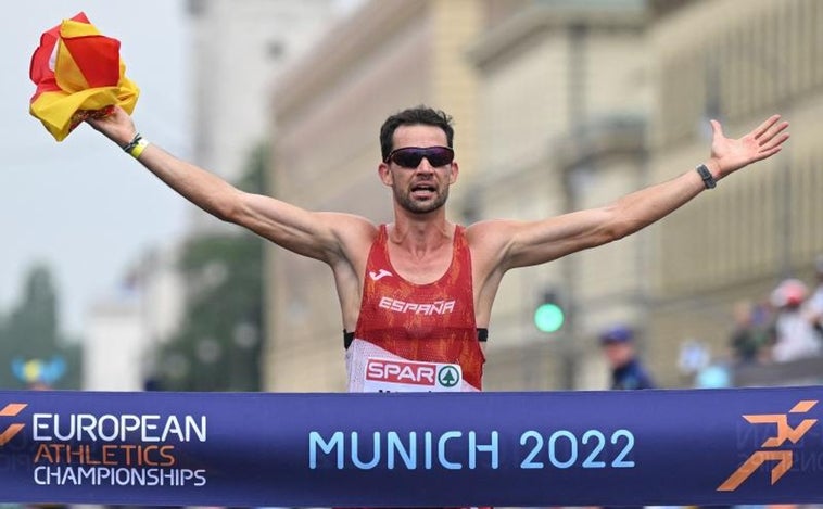 Álvaro Martín reedita su oro europeo en los 20 kilómetros marcha