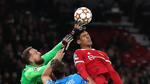 Varane, durante un partido de Champions la pasada temporada ante el Atlético