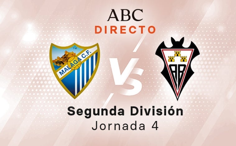 Málaga - Albacete en directo hoy: partido de la Liga SmartBank, jornada 4