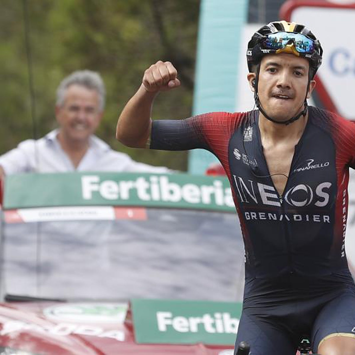 Carapaz suelta la rabia en Peñas Blancas