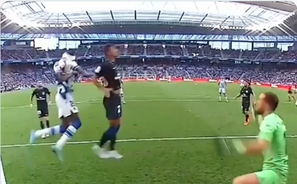 El remate de Sadiq para el 1-1