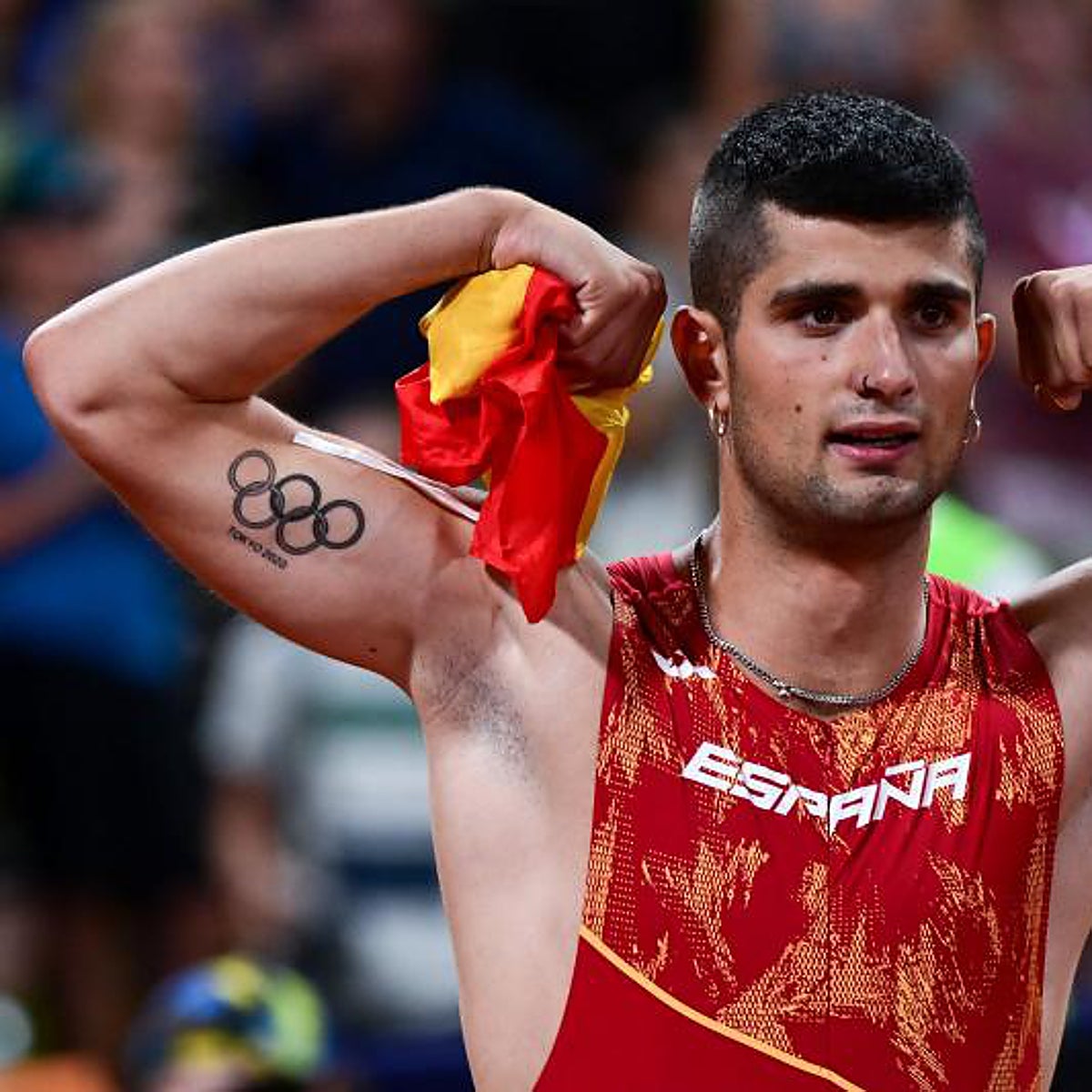 Asier Martínez: «Potenciaron lo de la bandera española para usarme como arma arrojadiza»