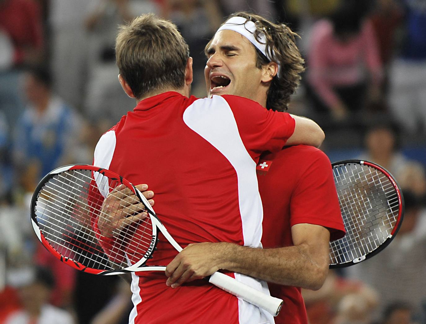 En su palmarés, Federer también cuenta con un oro olímpico en los Juegos de 2008 de Pekín, conseguido  en la modalidad de dobles junto a Wawrinka