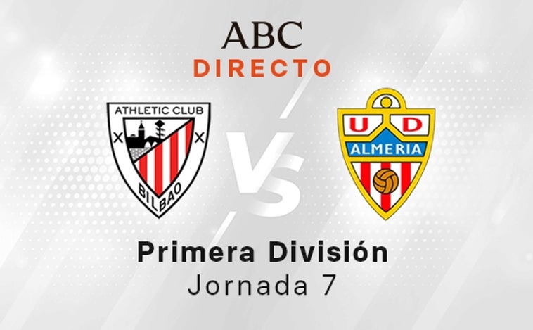 Athletic - Almería, estadísticas del partido