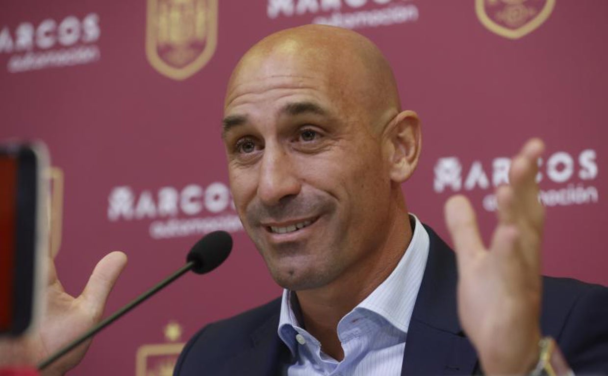 El presidente de la RFEF, Luis Rubiales