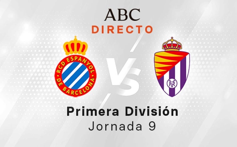 Espanyol - Valladolid, estadísticas del partido