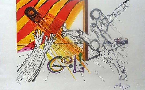 Se busca 'Gol', un cuadro de Salvador Dalí que desapareció hace 40 años