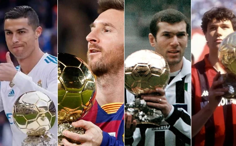 Real Madrid, Barcelona, Milan... ¿Qué equipo tiene más Balones de Oro?
