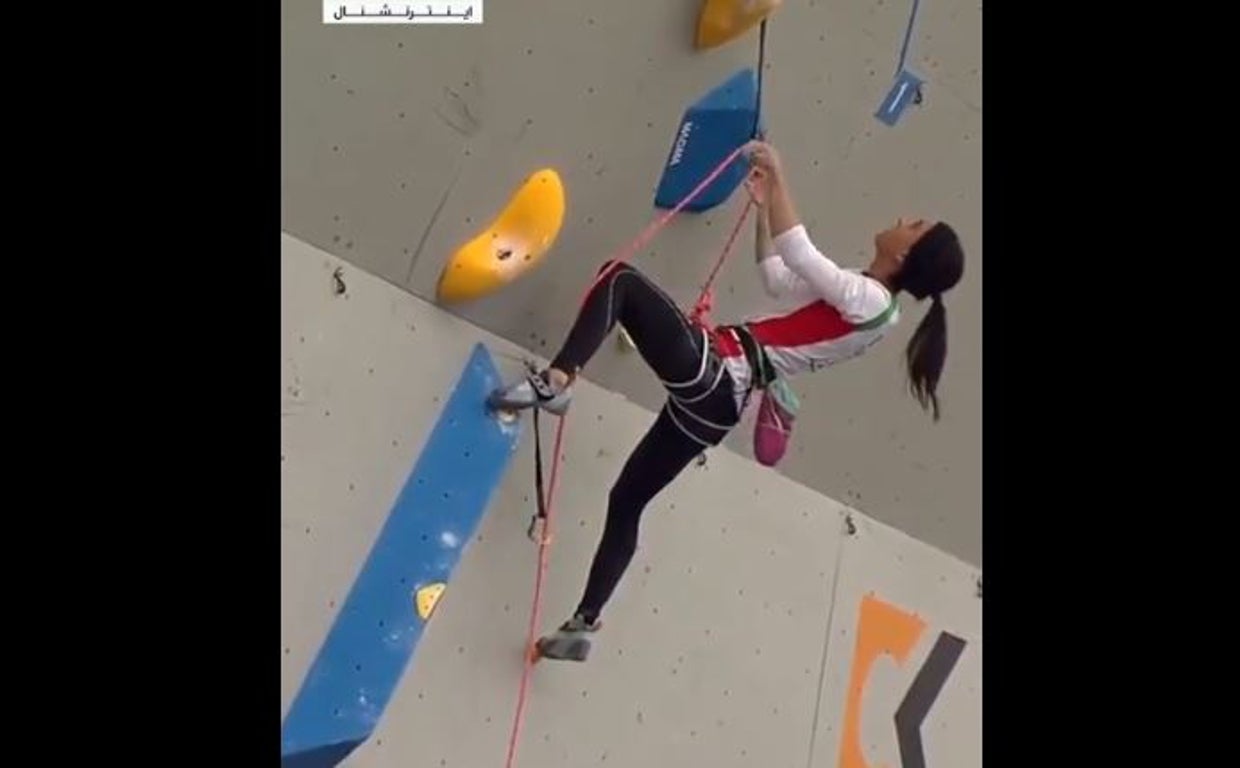 Elnaz Rekabi escala sin hiyab este pasado fin de semana en Seúl