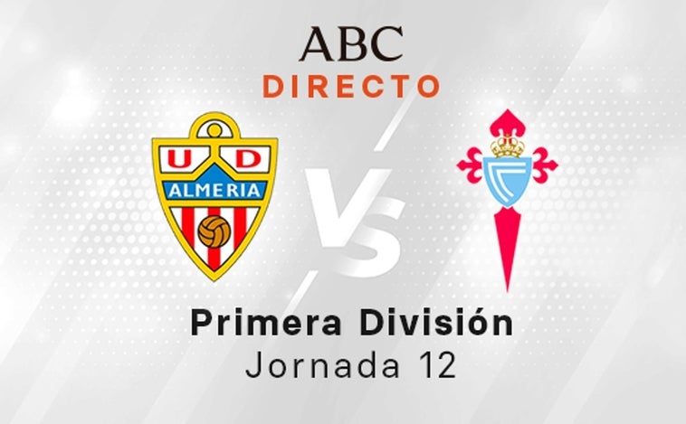 Almería - Celta, estadísticas del partido