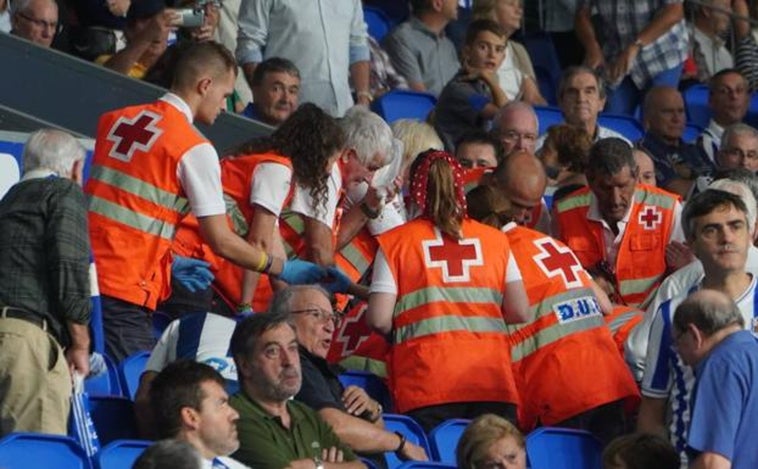 Muere un aficionado en el partido Real Sociedad-Mallorca