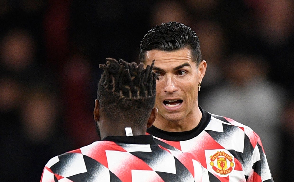 Cristiano se harta y se va al vestuario antes de terminar el partido