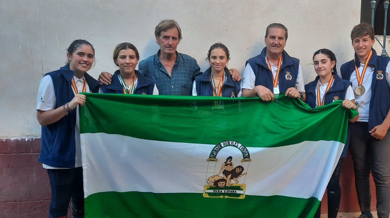 Pepa Peinado, doble campeona de España de jóvenes jinetes