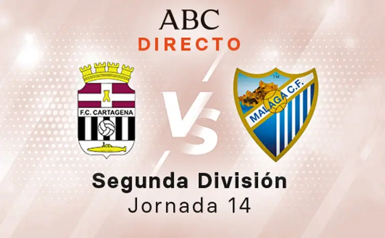 Cartagena - Málaga en directo hoy: partido de la Liga SmartBank, jornada 14