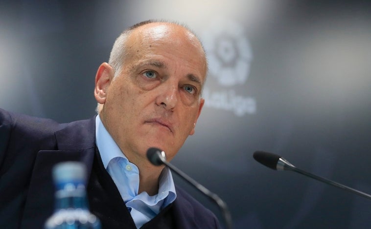 Tebas: «Estoy convencido que PSOE y PP no apoyan la Superliga, pero hay que demostrarlo con hechos»